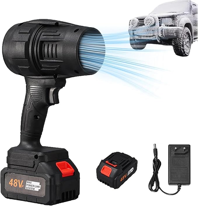 Turbo Blower with Handheld Power'' *TurboJet Mini Blower – 48V