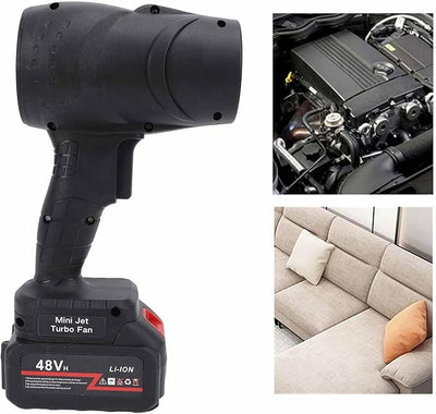 Turbo Blower with Handheld Power'' *TurboJet Mini Blower – 48V